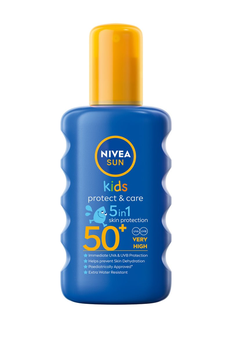 NIVEA SUN Kids Spray Protecteur Coloré SPF 50+, 200ml - Nivea | BeautyForYou.ma