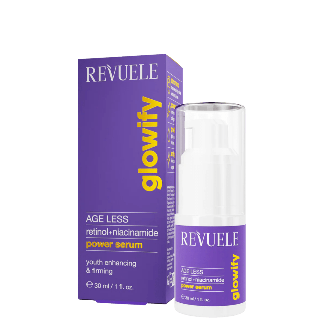 Age Less Power Serum Retinol + Niacinamide – Sérum Anti-Âge au Rétinol et Niacinamide 30 ml - Revuele | BeautyForYou.ma