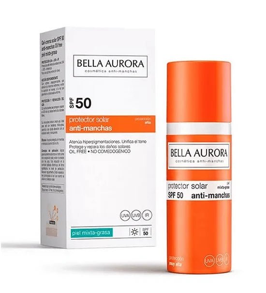 BELLA AURORA-Pack Solaire P. Mixte à Gras +Trousse - BELLA AURORA | BeautyForYou.ma