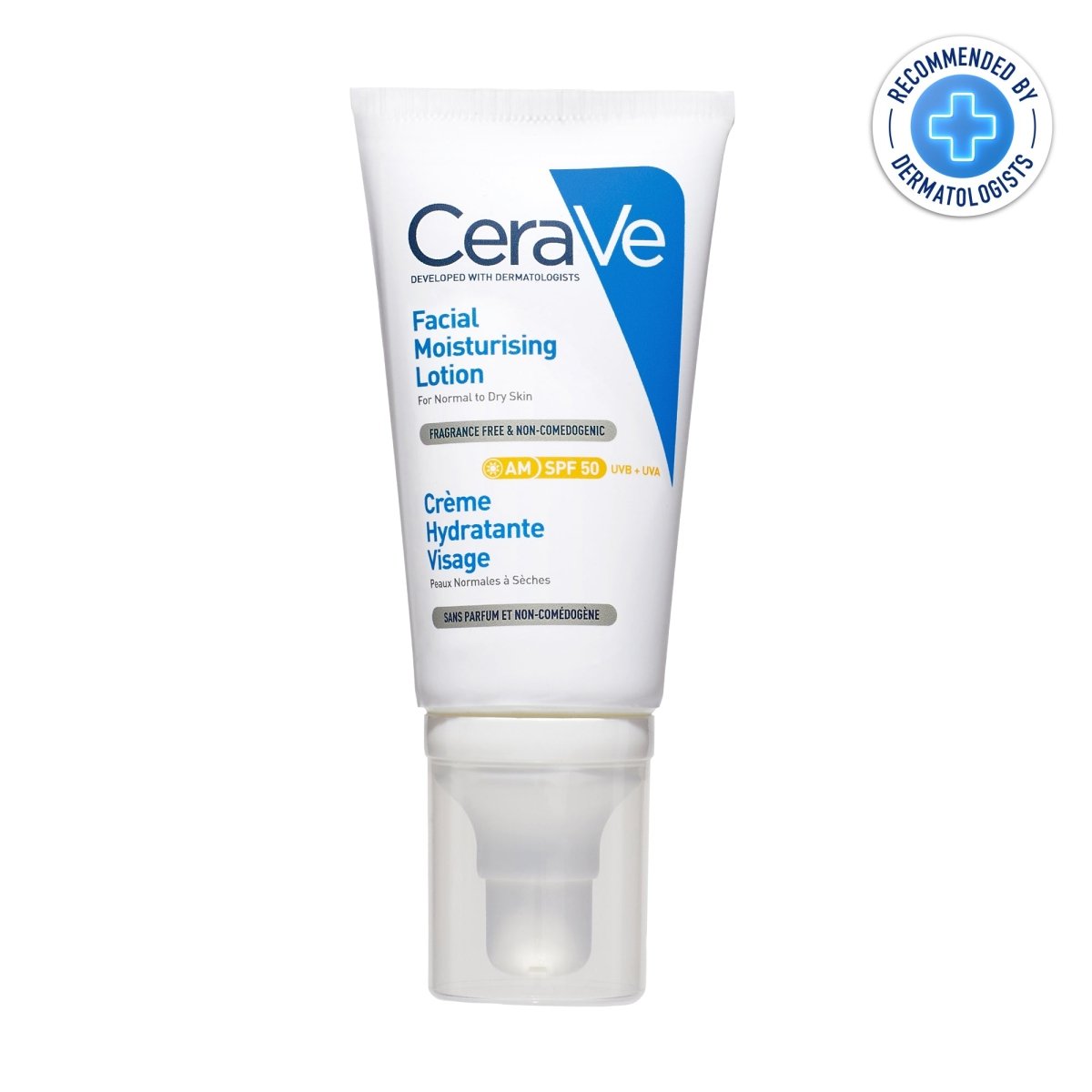 Crème hydratante SPF50 52ml - Cerave | BeautyForYou.ma