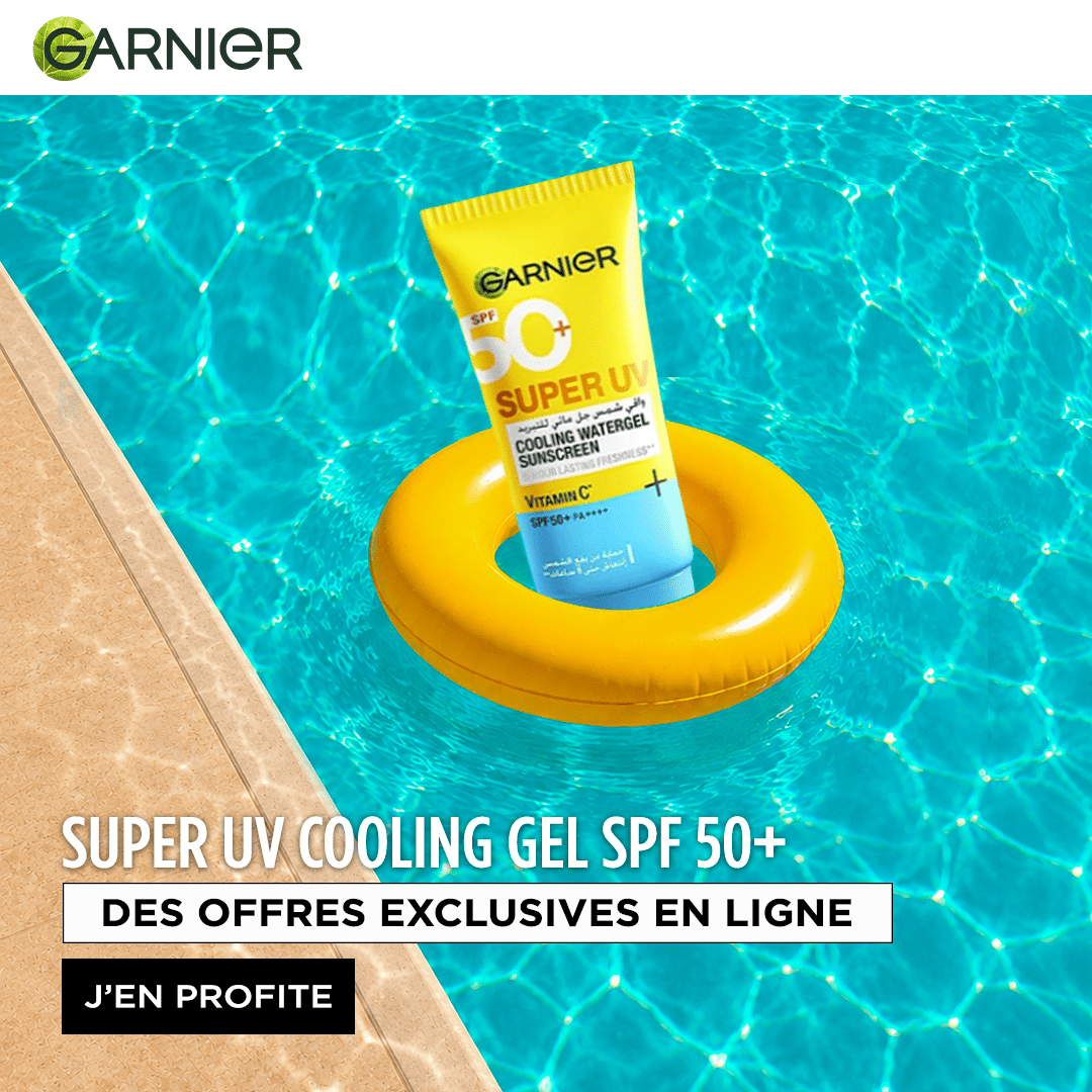 GARNIER SUPER UV COOLING GEL SPF50 30ML - Garnier | BeautyForYou.ma