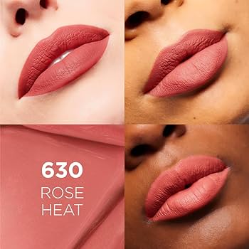 L'Oréal Paris - Rouge à Lèvres Liquide - Couleur Intense & Fini Mat - Teinte : 630 Rose Heat - L'Oréal Paris | BeautyForYou.ma