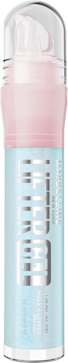 Maybelline Lifter Gel - Brillant à Lèvres Huile en Gel - Brillance Effet Miroir & Lèvres Rebondies - Hydratation 24H - Pen Twist Précis - Teinte : 002 - Blue Boba - 6,6 ml - Maybelline | BeautyForYou.ma