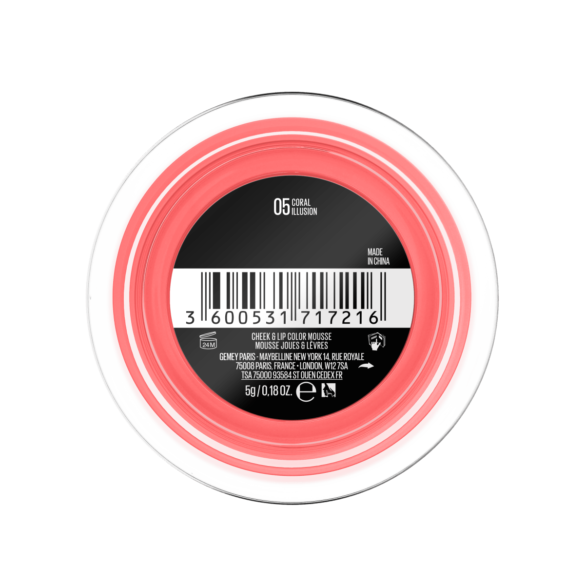 Maybelline New York - CLOUDTOPIA 05 CORAL ILLUSION IN - Maybelline | BeautyForYou.ma