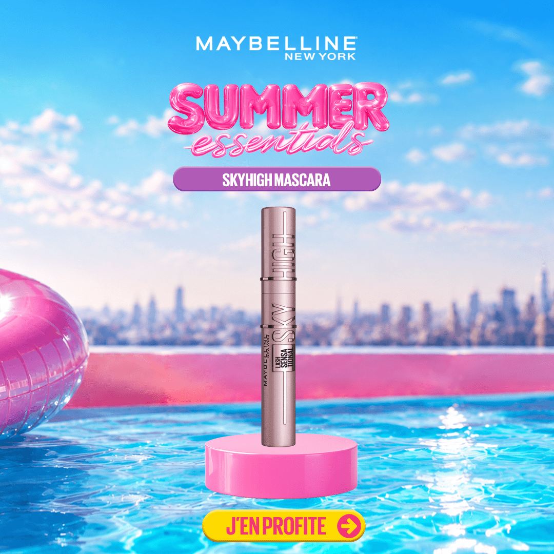 Maybelline New-York - Mascara volume et longueur - Sky High Teinte : Very Black, 7,2 ml - Maybelline | BeautyForYou.ma