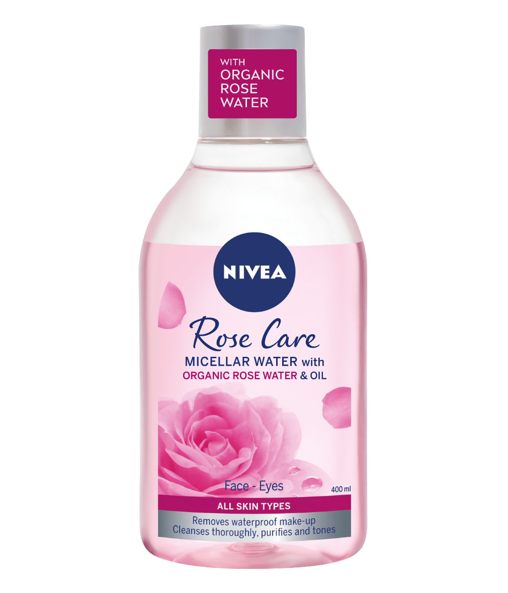 NIVEA, Eau Micellaire Démaquillante Rose Water, 400 ml - 82366