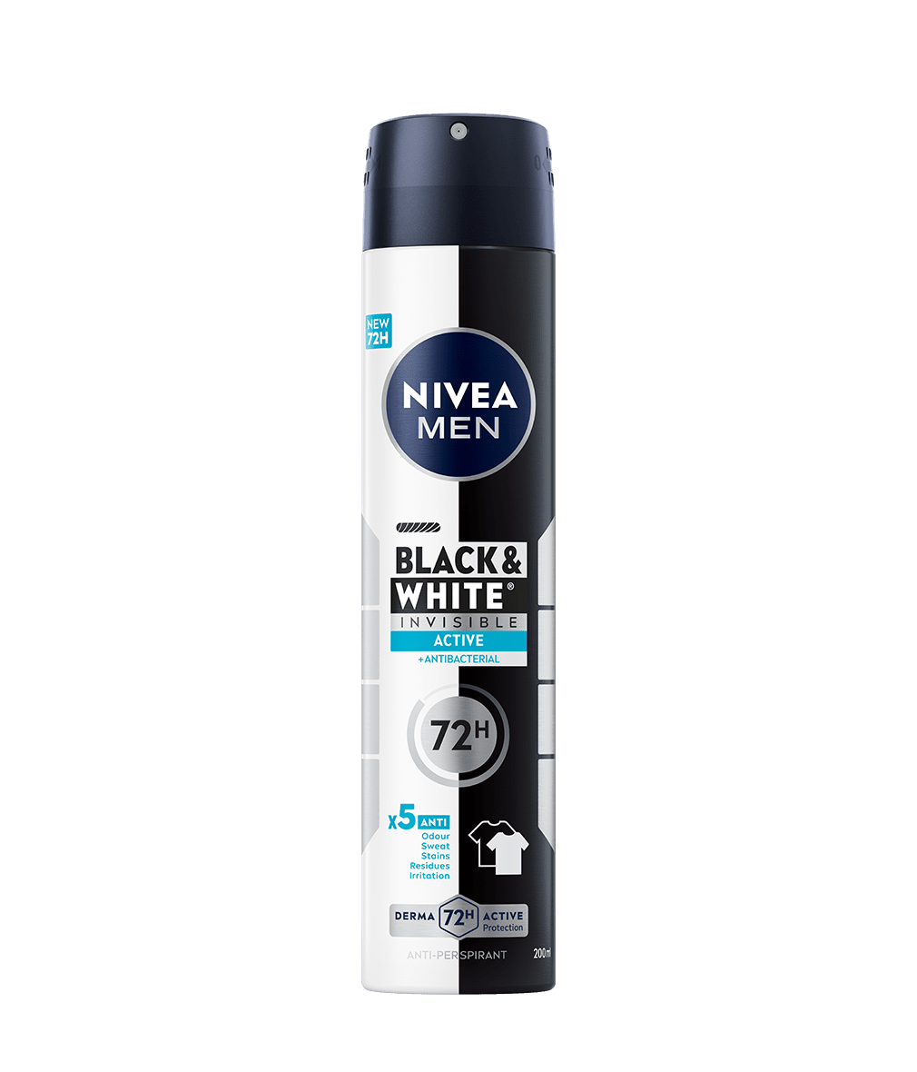 NIVEA MEN, Déodorant Homme, Invisible Black&White Fresh, Sp - 85975