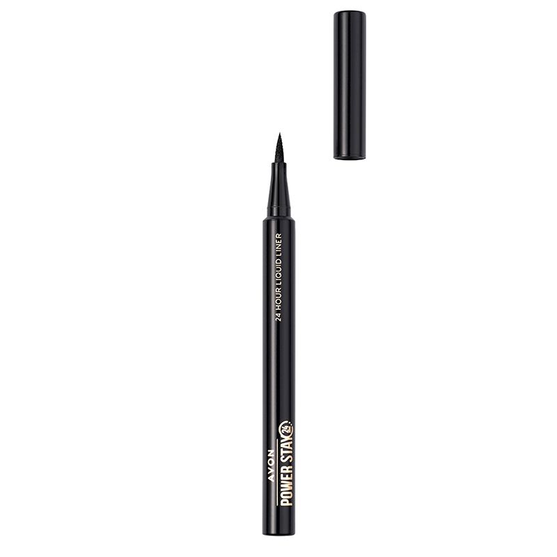 POWERSTAY - Eye Liner Liquide. Tenue 24H. Résistant à l'eau. Blackest Black 1,2ml - Avon | BeautyForYou.ma