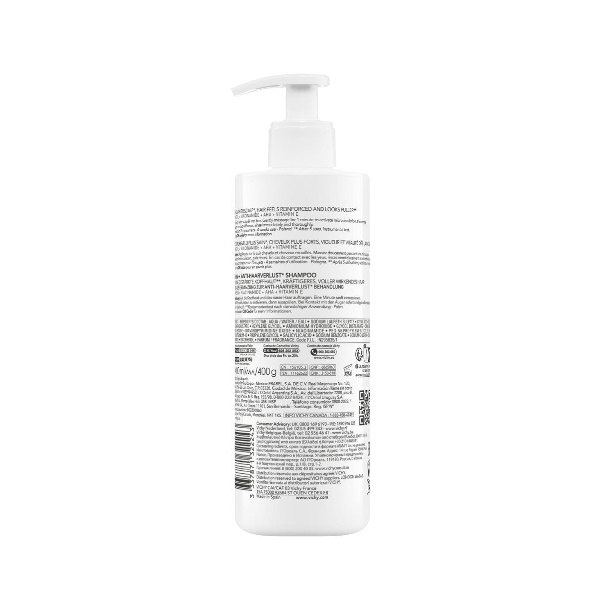 Vichy Dercos energy+ shampooing 400ml - Vichy Dercos | BeautyForYou.ma