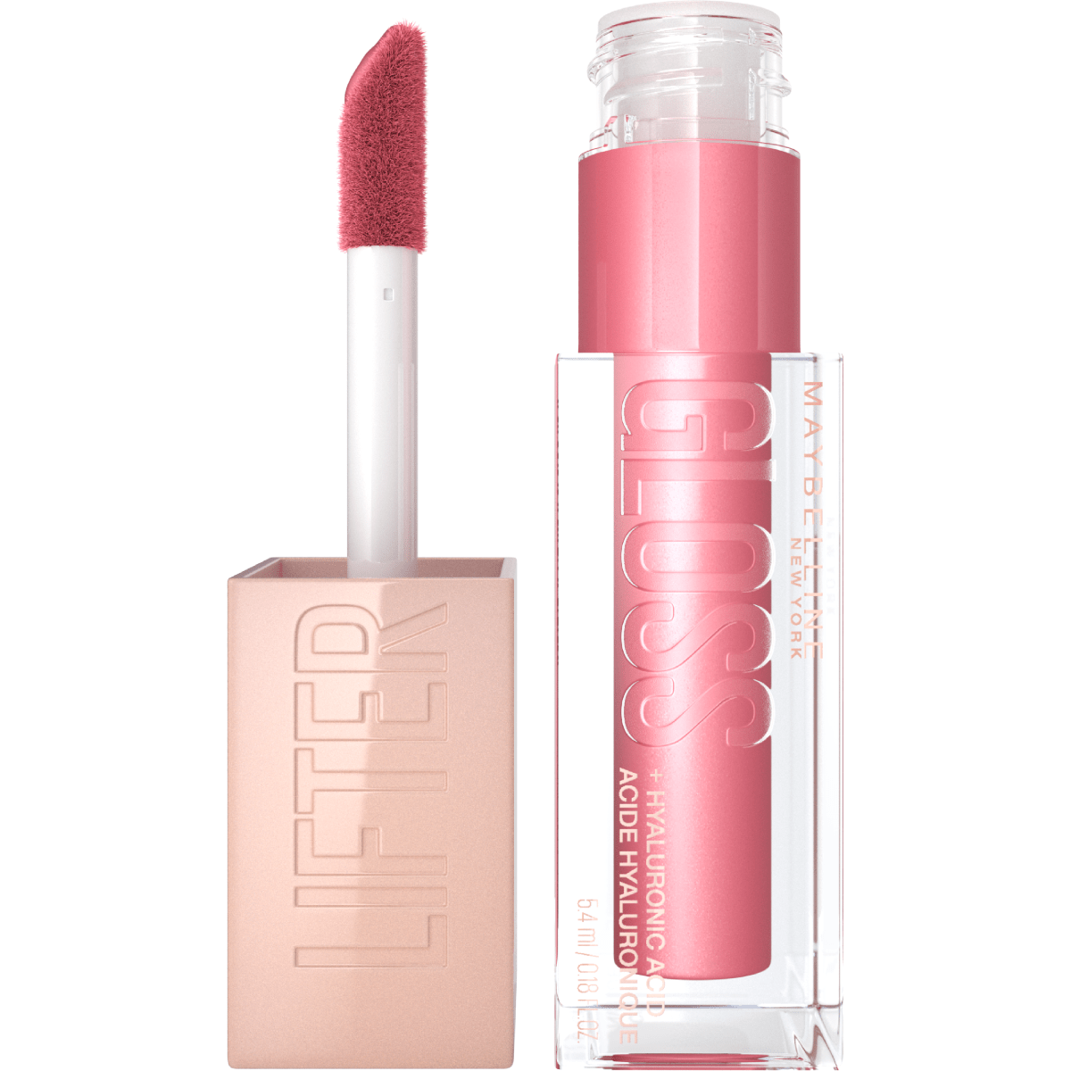 Maybelline New York - Gloss à Lèvres Hydratant & Brillance Instantanée - Lifter Gloss - Teinte : 005 PETAL - Maybelline | BeautyForYou.ma