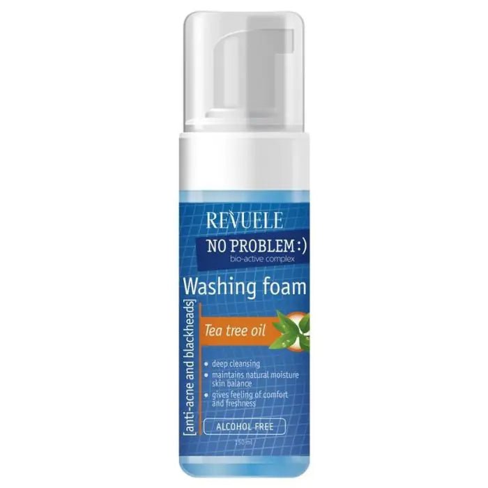 REVUELE NO PROBLEM Washing Foam Tea Tree Oil, 150 ml - Revuele | BeautyForYou.ma