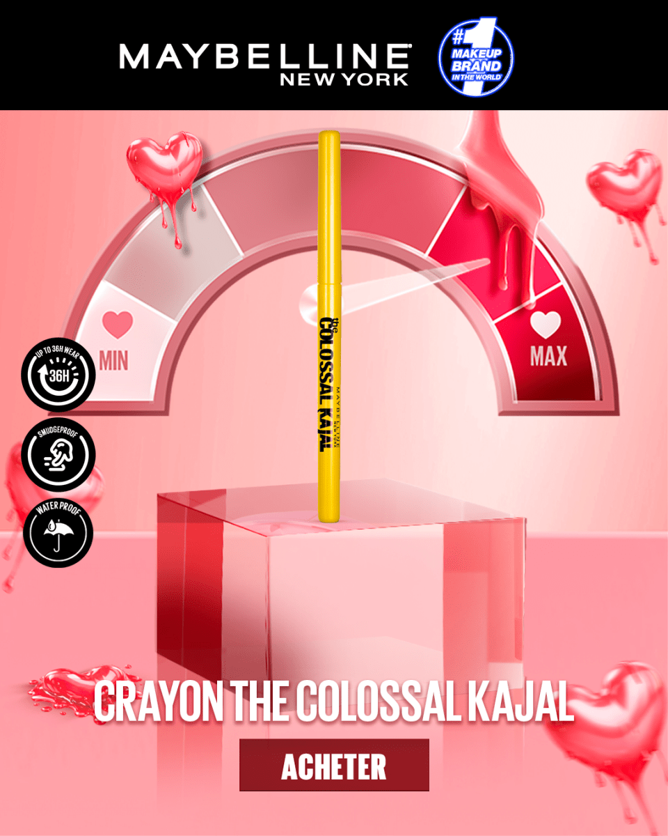 Maybelline Crayon The Colossal Kajal Black - 3061376210247