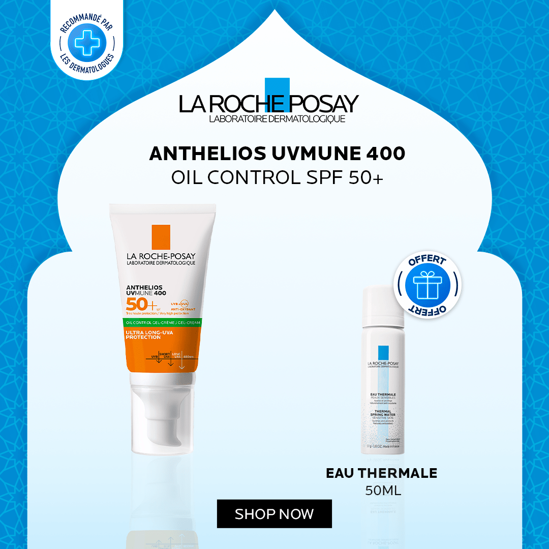 La Roche - Posay Anthelios UVMUNE 400 Oil Control SPF 50+ + Eau Thermale 50ML Offert - La Roche - Posay | BeautyForYou.ma