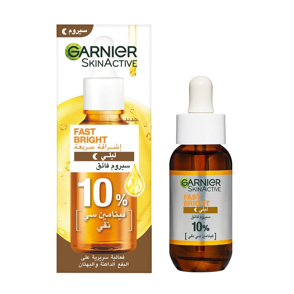 SkinActive – Sérum Fast Bright à la vitamine C booster d’éclat pour teint terne – 30ml - 3600542562027