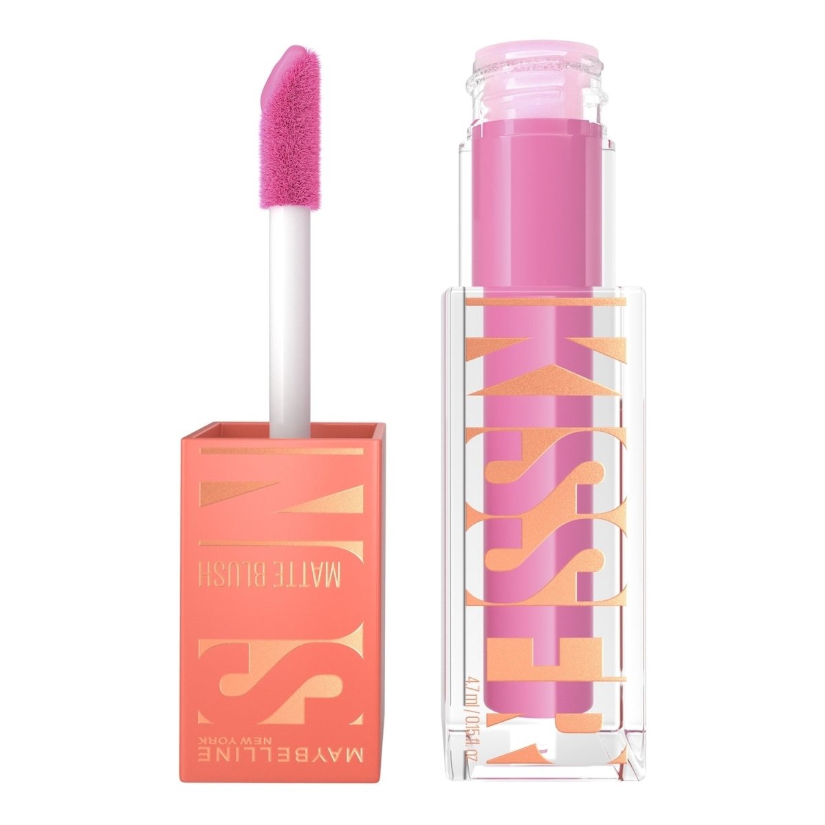 Maybelline New York - Blush Liquide 3 - en1 - Fini Mat Glowy - Teinte : 32 Lilac Clouds - 4,7 ml - 3600531694203