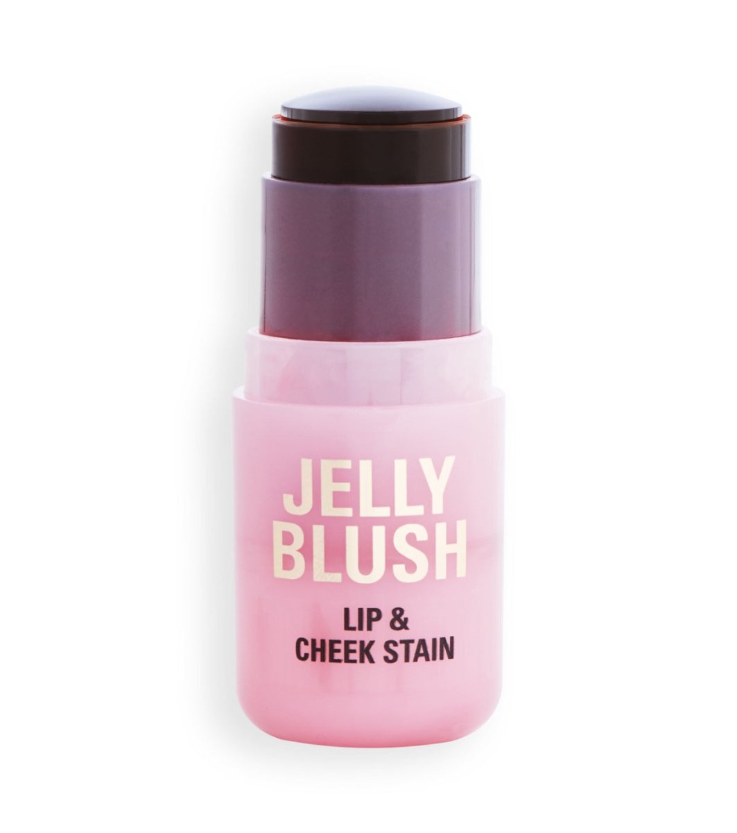 Revolution Jelly Blush Stick Lip and Cheek Stain Peach Oran - 5057566857352