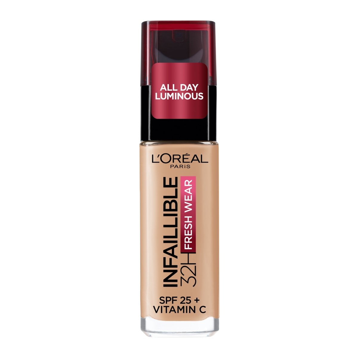 L'Oréal Paris - Fond de Teint Fluide Infaillible 32h Fresh Wear - Tous Types de Peau - Teinte : Beige Doré (140) - 3600523614493
