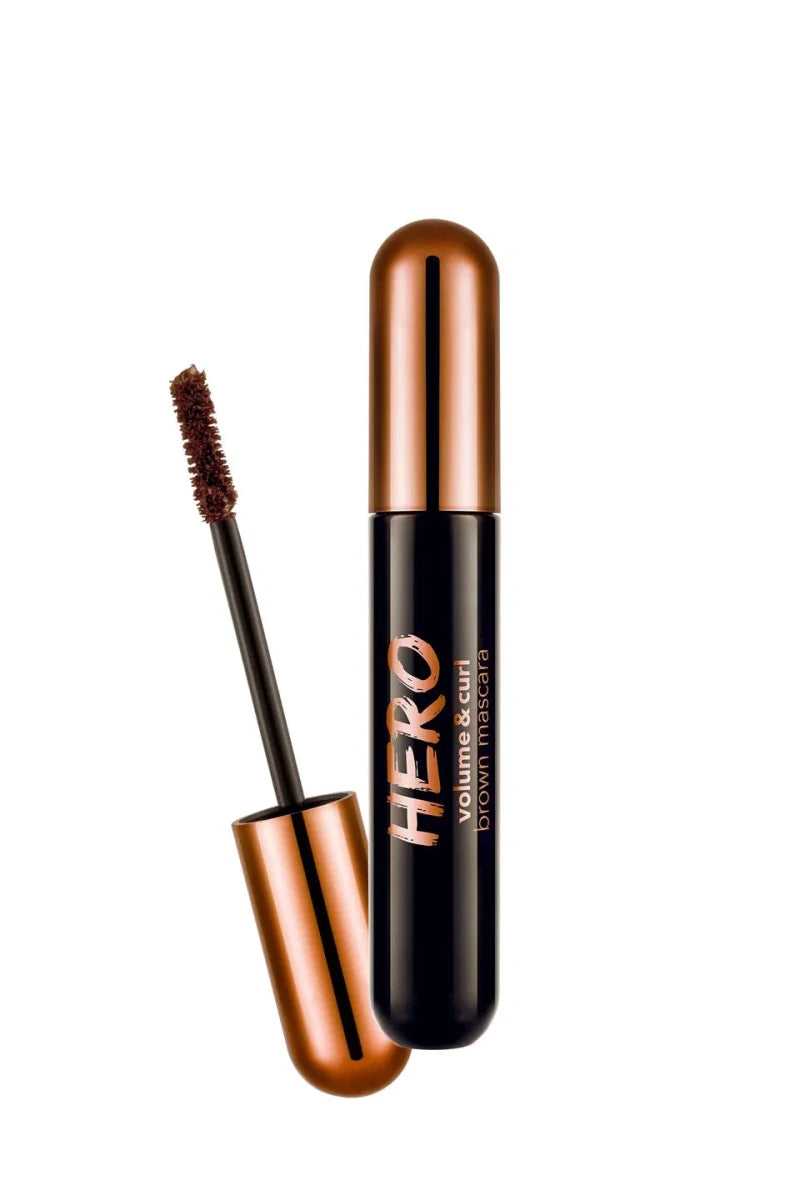 HERO VOLUME&CURL BROWN MASCARA - 8682536093569