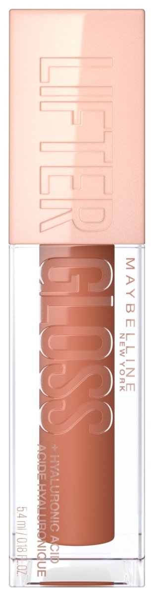 Maybelline Lifter Gloss, brillant à lèvres à l'acide hyaluronique, effet repulpant et hydratant, HONEY 027, 5, 4 ml - 3600531701925