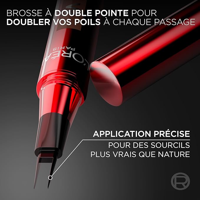 L'Oréal Paris - Feutre à Sourcils - Tenue Jusqu'à 2 Jours - Fini Naturel - Waterproof - Infaillible Faux Brow - Teinte : DARK BLONDE - 3600524202354