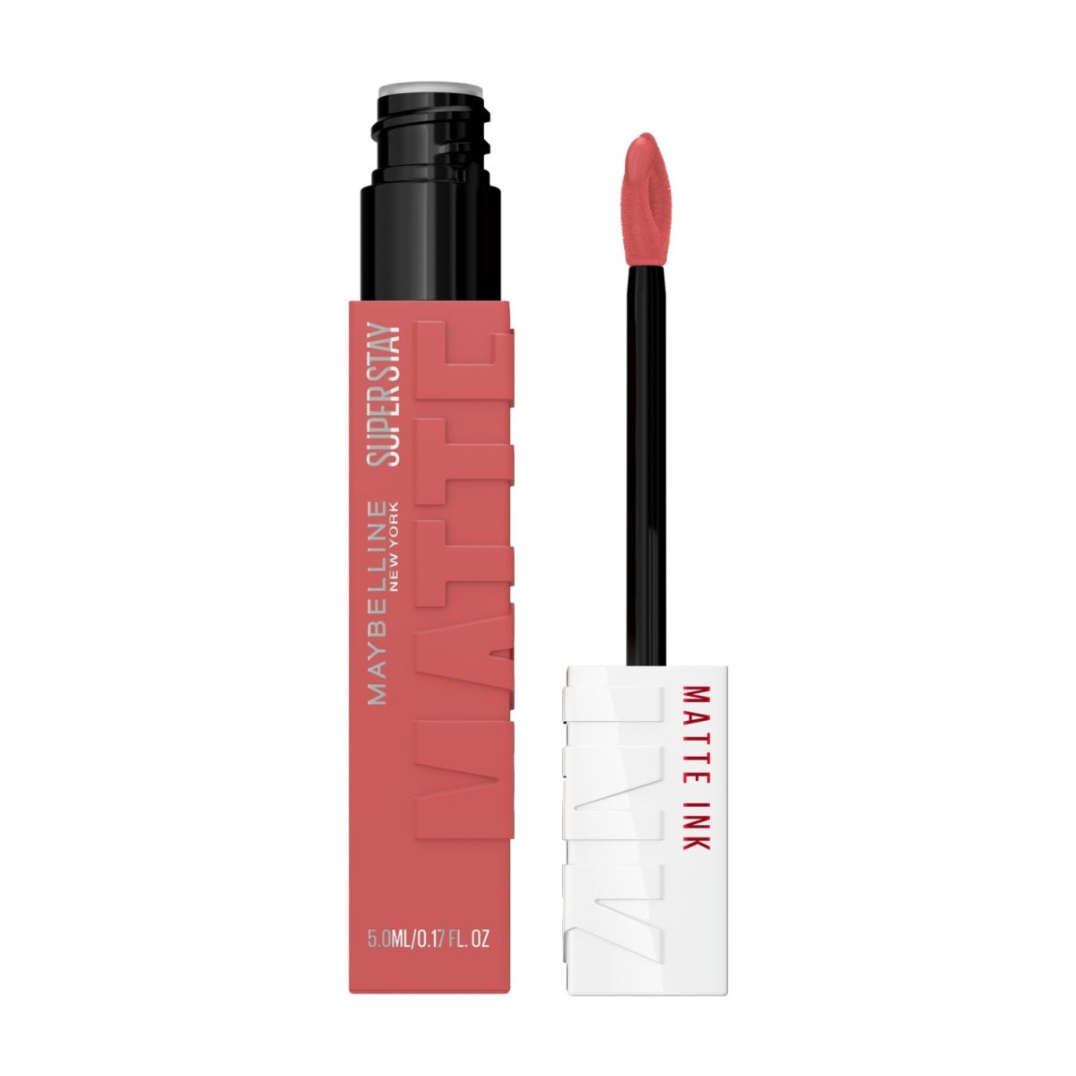 Maybelline New York Rouge à Lèvres Mat Liquide Longue Tenue Superstay Matte Ink Teinte : RINGLE (175), 5 ml - Maybelline | BeautyForYou.ma