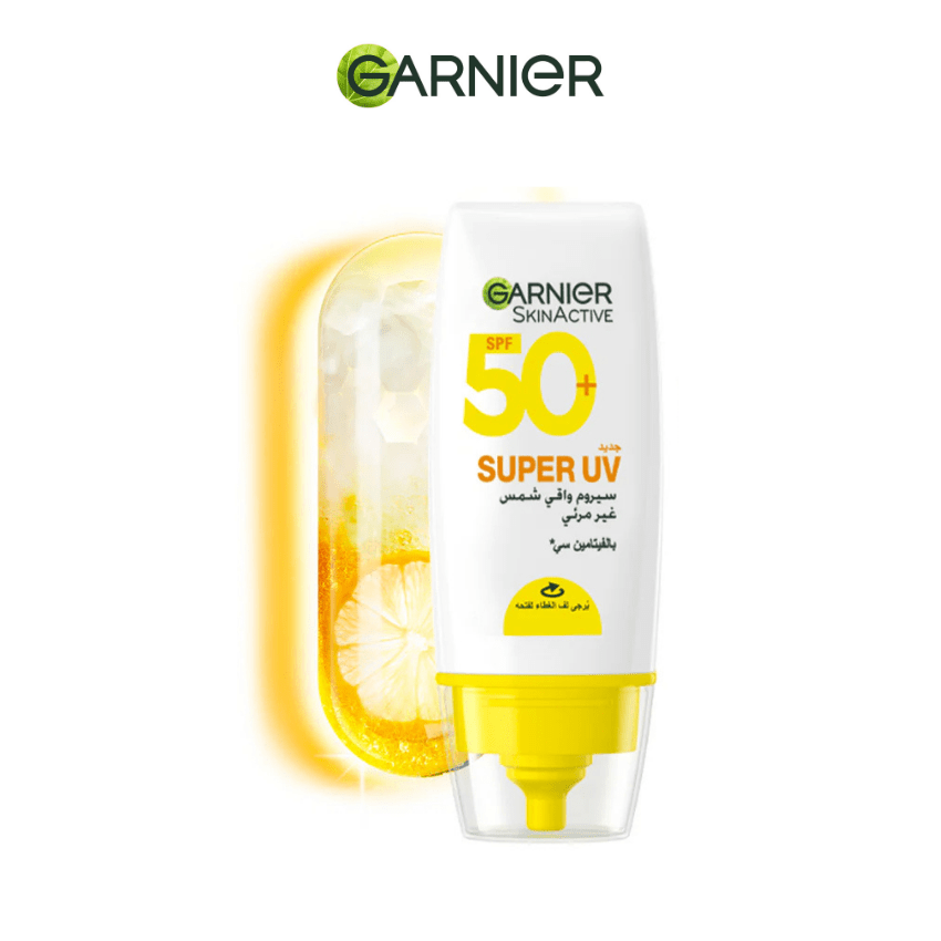 Garnier - Super UV SPF 50+ nvisible Serum Vitamine C 30ML - Garnier | BeautyForYou.ma