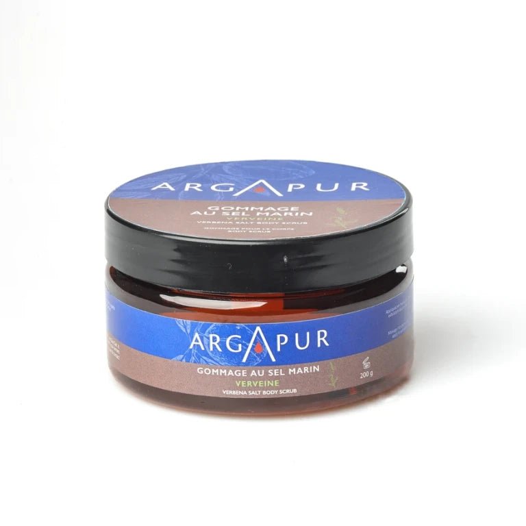 Gommage au Sel à la Verveine – Exfoliant Corps – 200 g - Argapur | BeautyForYou.ma
