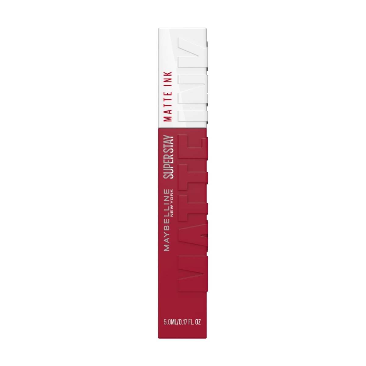Maybelline New York Rouge à Lèvres Mat Liquide Longue Tenue Superstay Matte Ink Teinte : RULER (80), 5 ml - Maybelline | BeautyForYou.ma