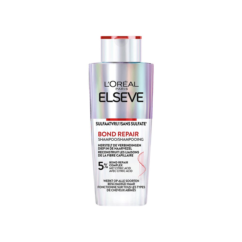 L’Oréal Paris – Shampooing pour Cheveux Abîmés & Sur - Sollicités – Complexe à l’Acide Citrique – Elseve Pro Bond Repair – 200ml - 3600524074708