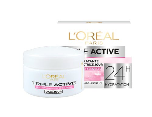 L’Oréal Skin Expert – Crème de jour hydratante Triple Active peaux sèches et sensibles – 50ml - 3600521719749