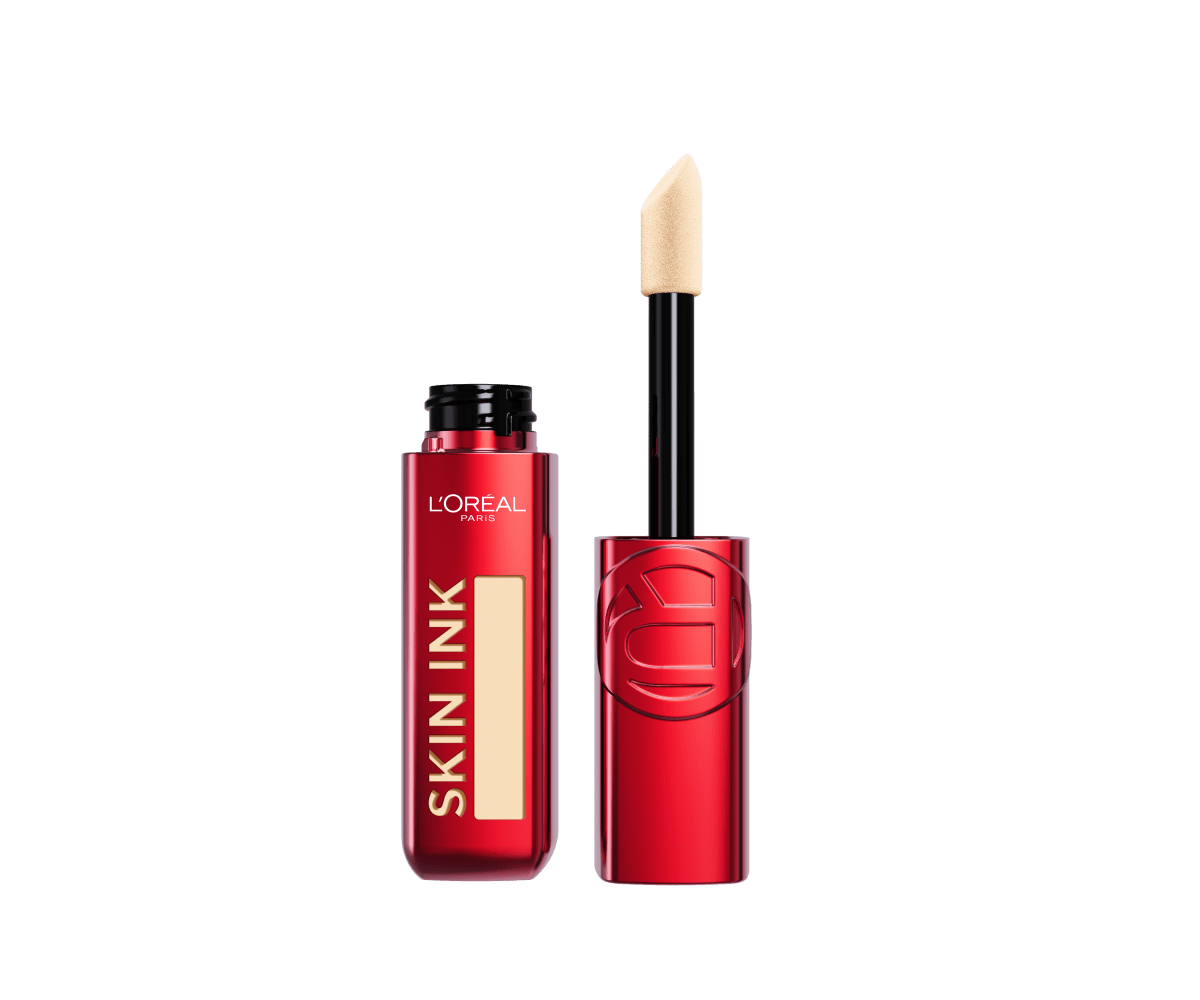 L'Oréal Paris - Encre de Teint Skin Ink - Fond de teint correcteur à la couvrance modulable - Teinte : LIGHT WARM 100 - 15 mL - 3600524190200