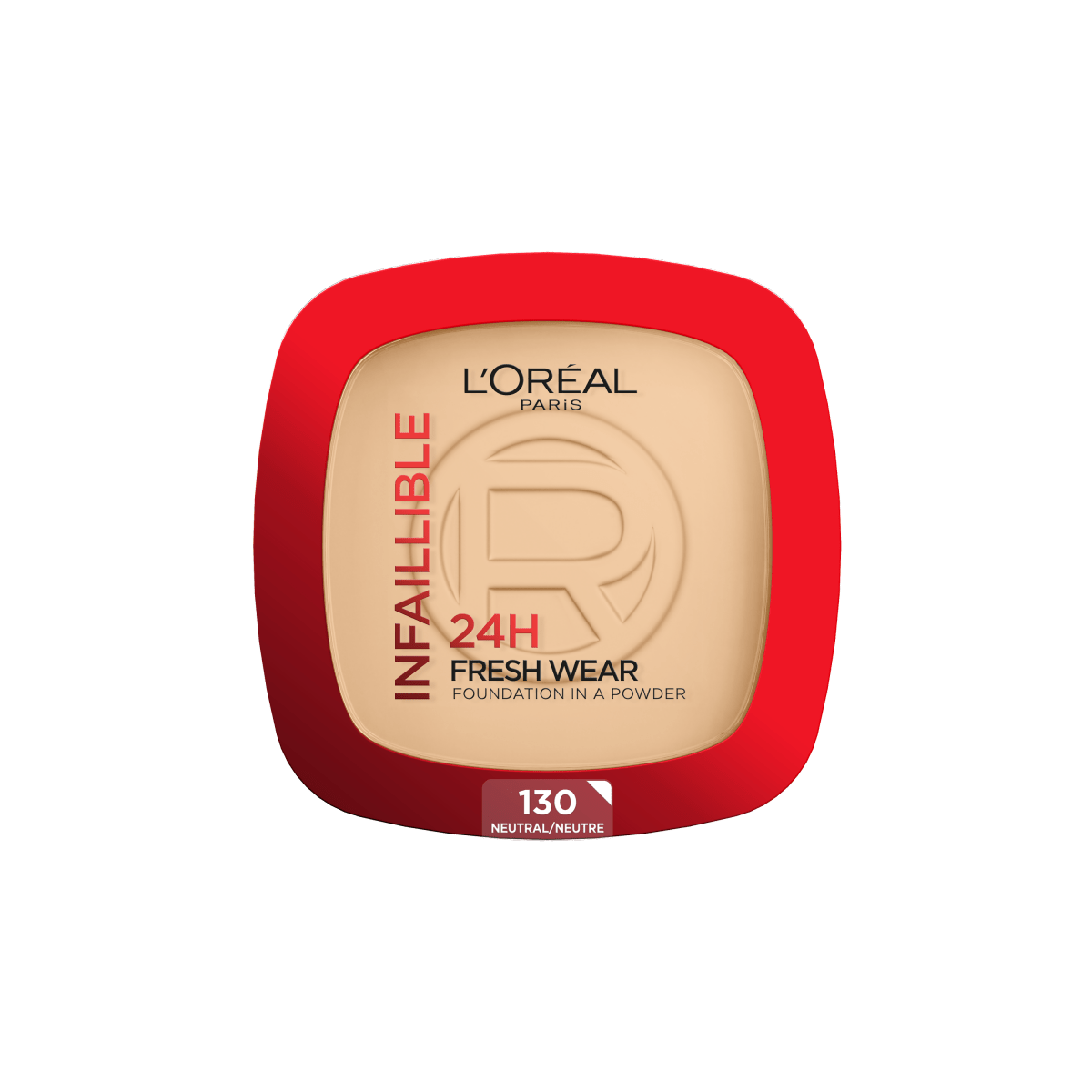 L'Oréal Paris - Fond de Teint Poudre Longue Tenue - Waterproof - Infaillible 24H Fresh Wear - Teinte : 130) - 53 g - 3600523951543