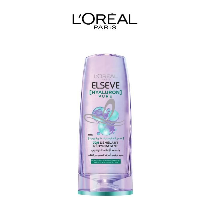 L'Oréal Paris - Après - Shampooing Purifiant 72h pour Cuir Chevelu Gras - Complexe à l'Acide Salicylique et Hyaluronique - Protocole de Soin Capillaire - Elseve Hyaluron Pure - 200 ml - 3610340670961