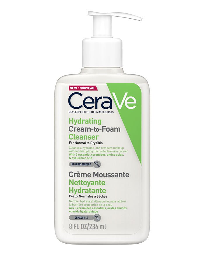 CeraVe Crème Moussante Nettoyante Hydratante 236ML - Cerave | BeautyForYou.ma