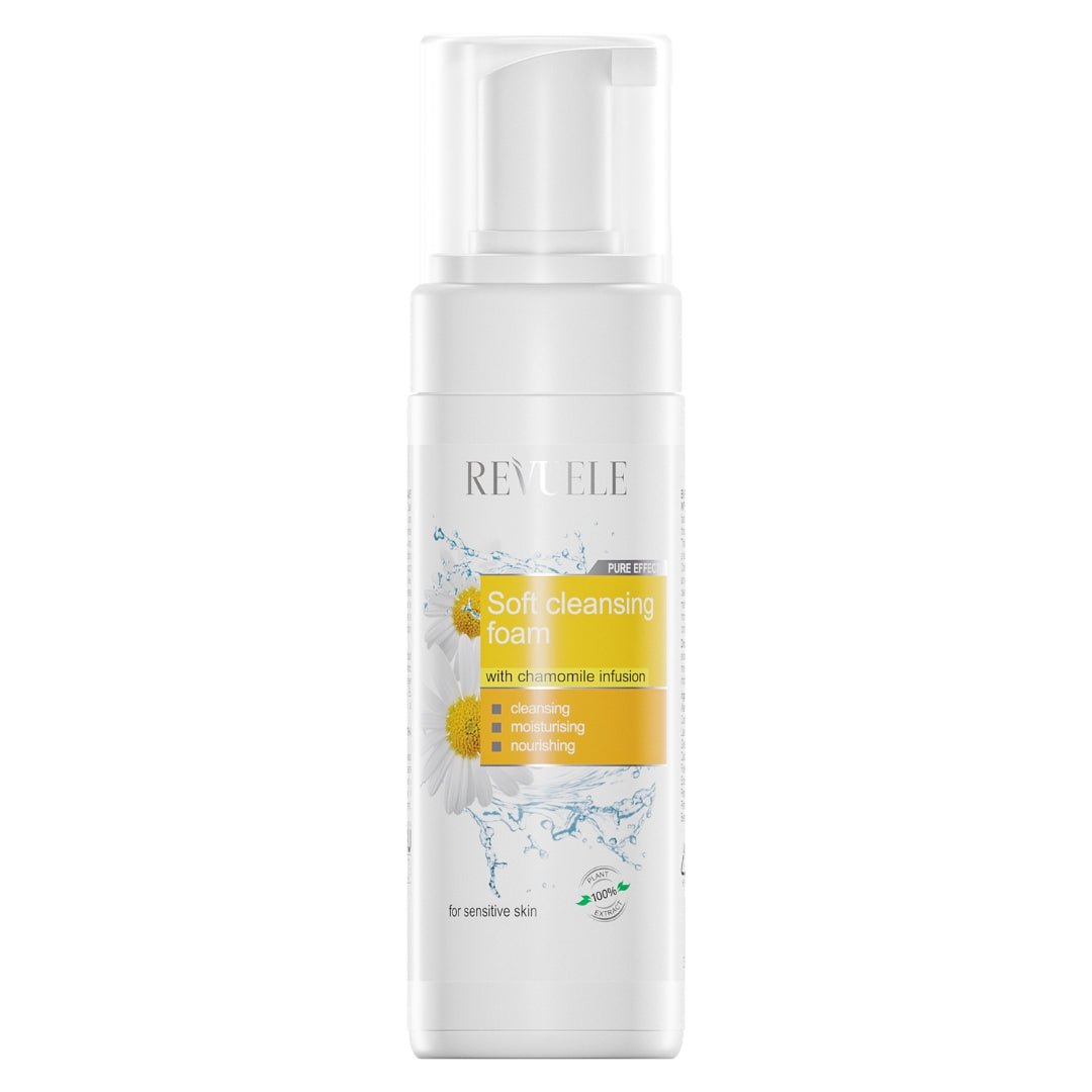 REVUELE FOAM SOFT CLEANSING WITH CHAMOMILE INFUSION, 150 ML - Revuele | BeautyForYou.ma