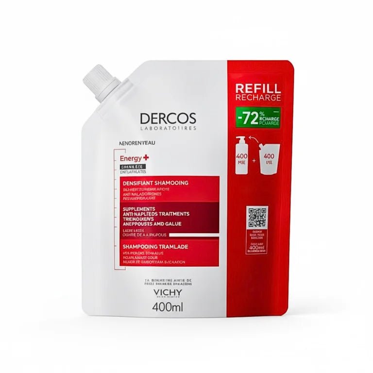VICHY DERCOS DT SH ENERGY REFILL 400ML 9L - Vichy Dercos | BeautyForYou.ma