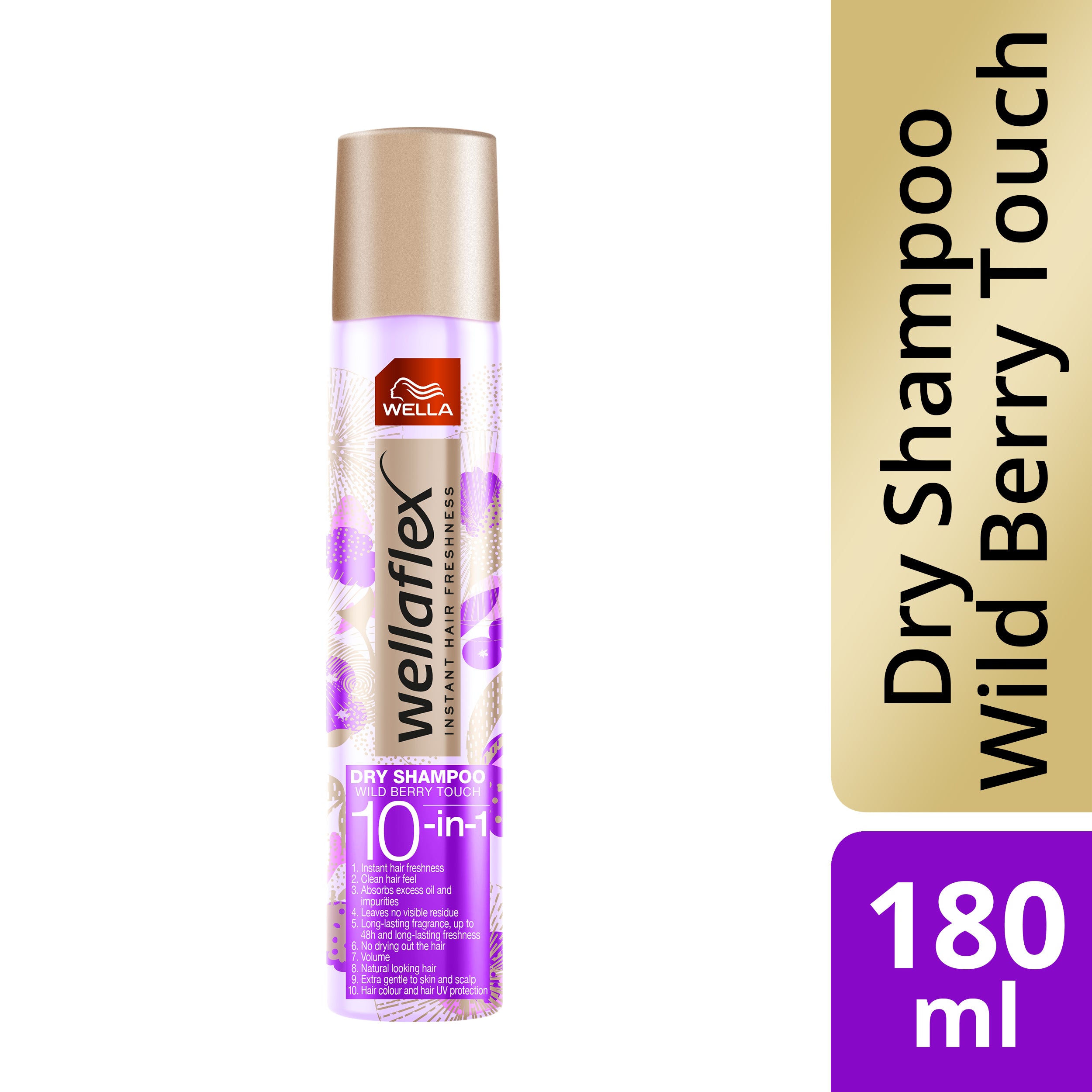 WELLAFLEX Fruity Orchard  – Shampooing Sec - Explosion fruitée 180ml