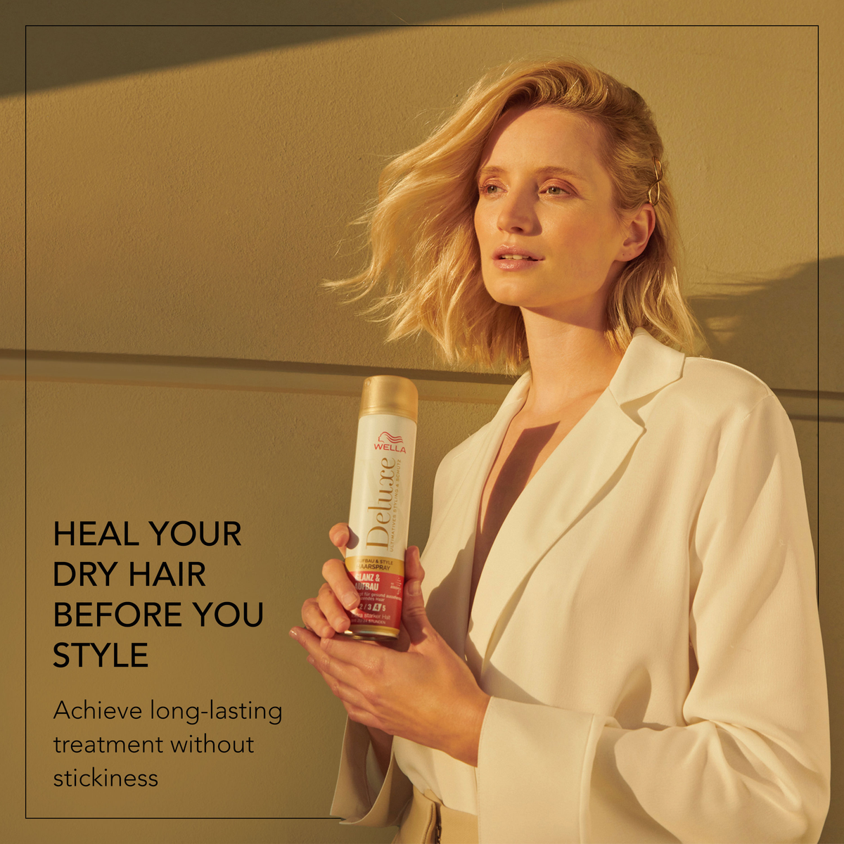 WELLA DELUXE PLEX – Spray Brillance & Réparation 250ML