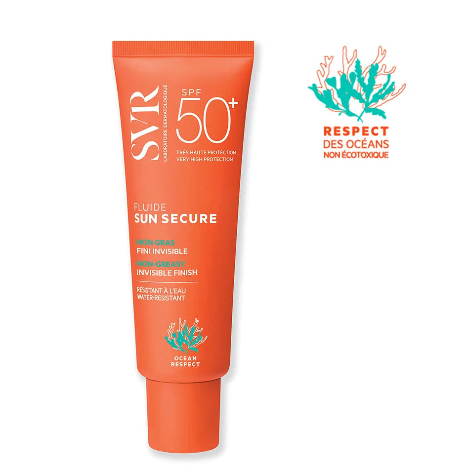 SUN SECURE FLUIDE SPF50 50ML - Fluide non gras fini invisible SPF50+