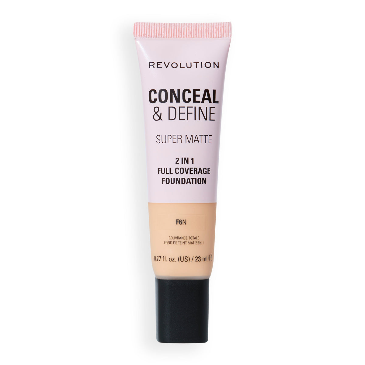 Revolution Conceal and Define Full Cover Tube Foundation F6N