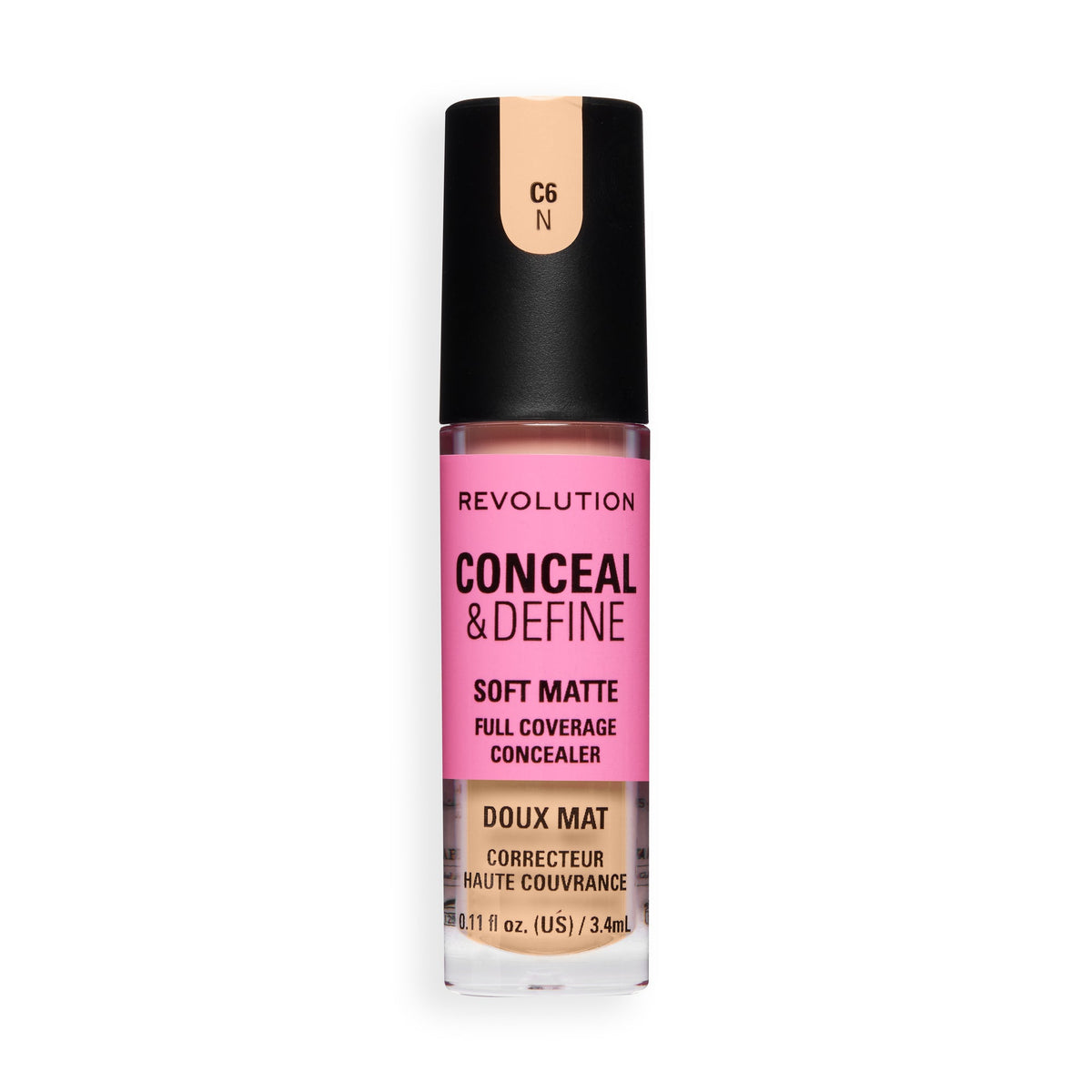 Revolution Conceal and Define Full Coverage Concealer C6N