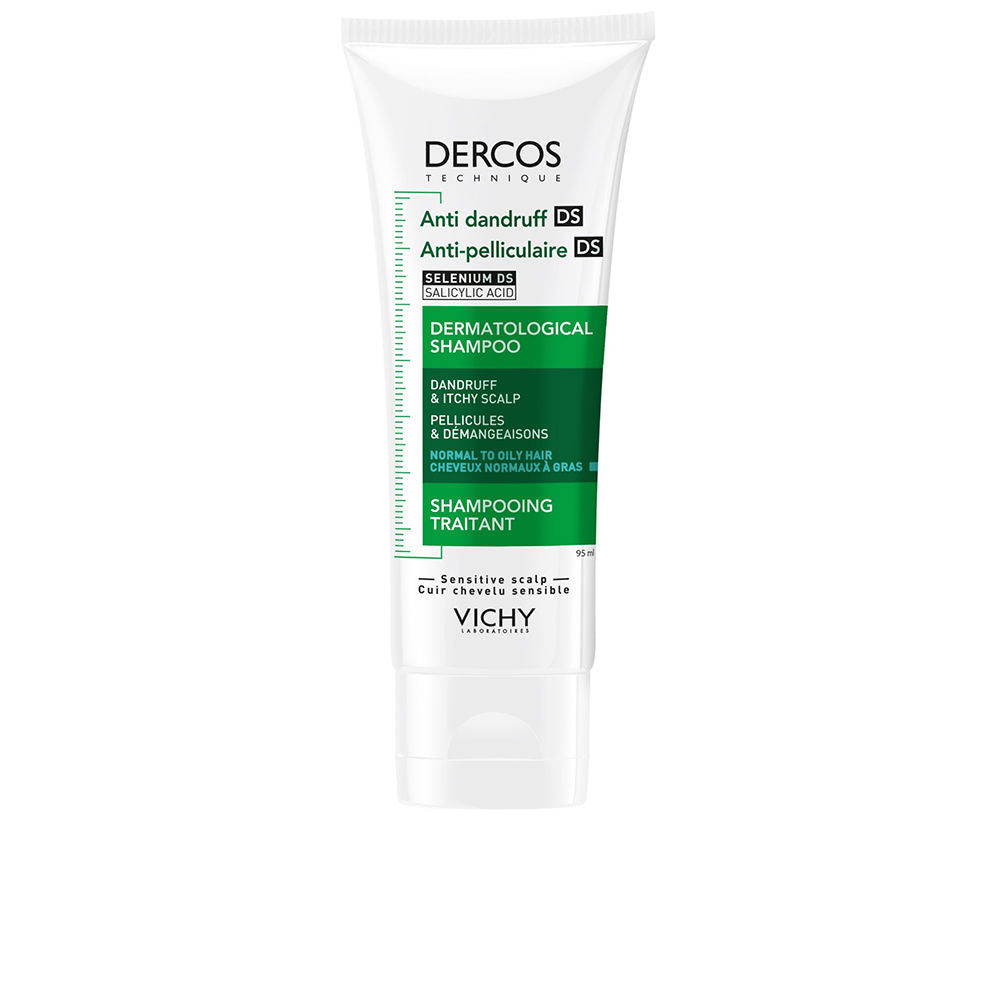 VICHY DERCOS SHAMPOOING ANTI PELLICULAIRE CHEVEUX NORMAUX A GRAS 95 ML