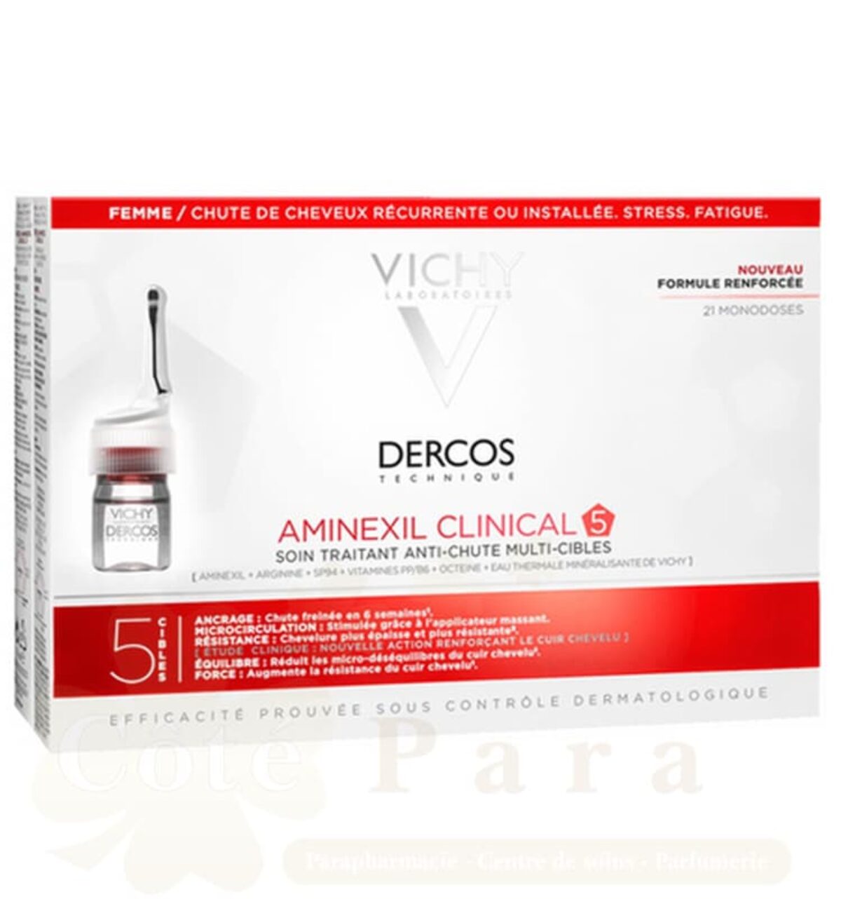 VICHY DERCOS DT AMINEXIL CLINICAL 5*21 FEMMES