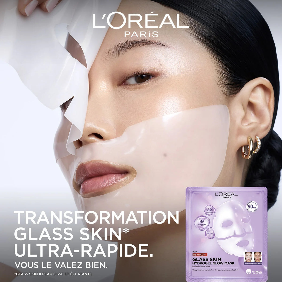 L'Oréal Paris Revitalift Filler Masque Glass Skin Hydrogel