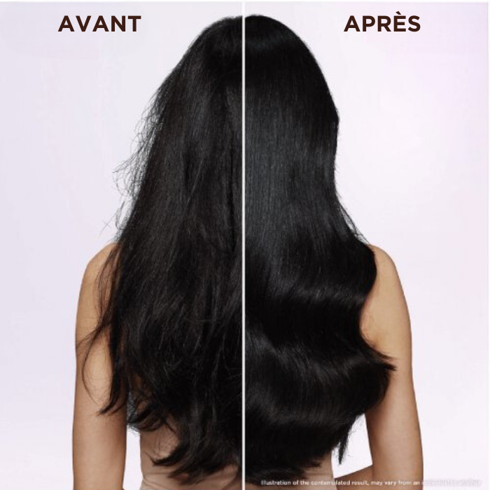 Garnier Ultra Doux - Shampooing Lissant Douceur & Brillance à l'Infusion d'Eau de Riz - Cheveux Rebelles et Indisciplinés - 200 ml