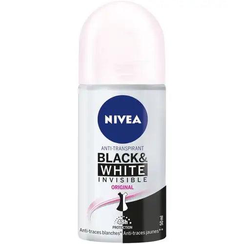 NIVEA Déodorant Femme Black & White Original Roll - on 50ml - Nivea | BeautyForYou.ma