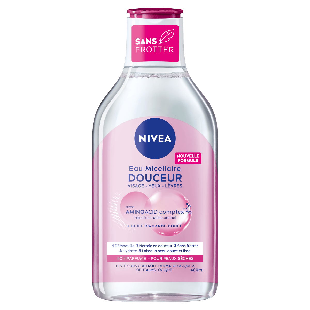NIVEA, Eau Micellaire Démaquillante peaux sèches, 400 ml - Nivea | BeautyForYou.ma