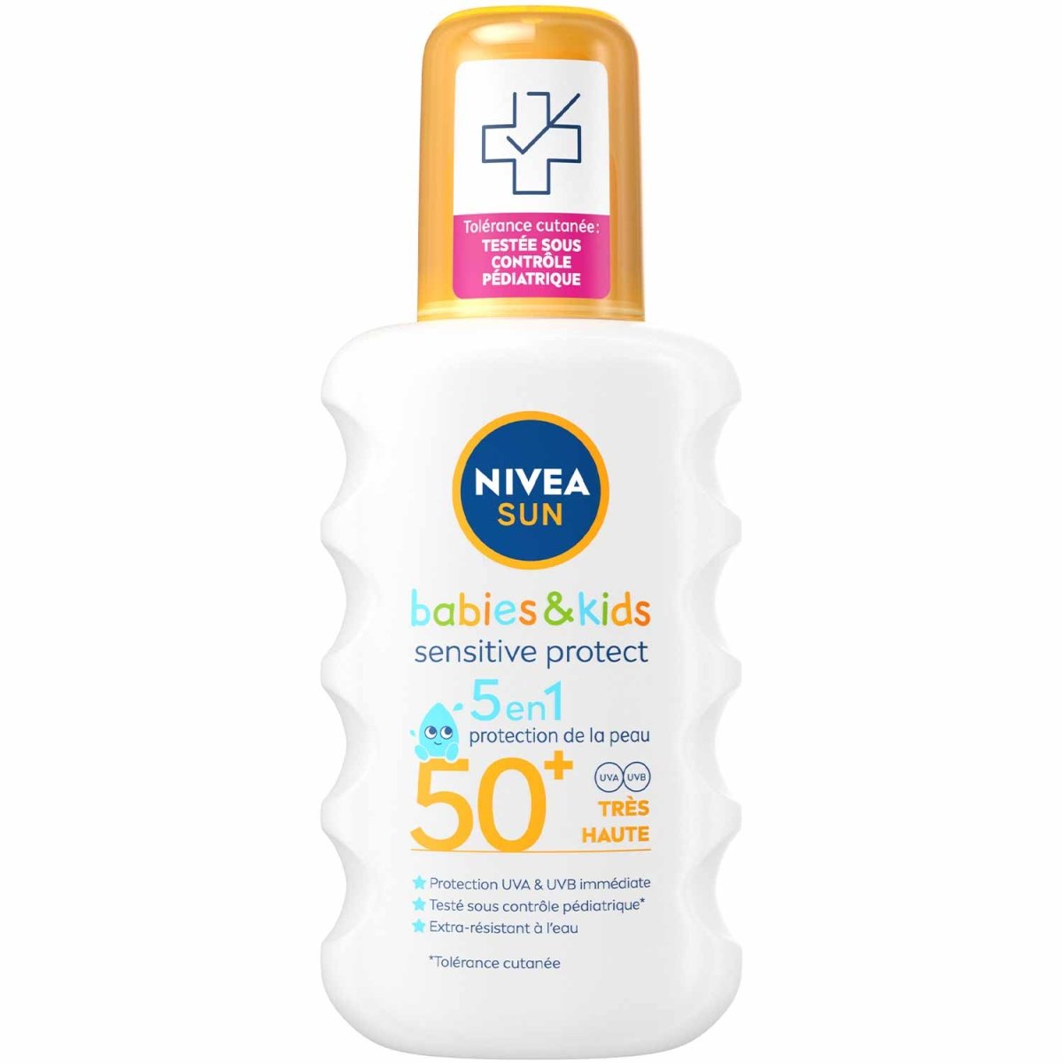 NIVEA SUN Kids Sensitive Protect & Play, Spray, SPF 50+ 200ml - Nivea | BeautyForYou.ma
