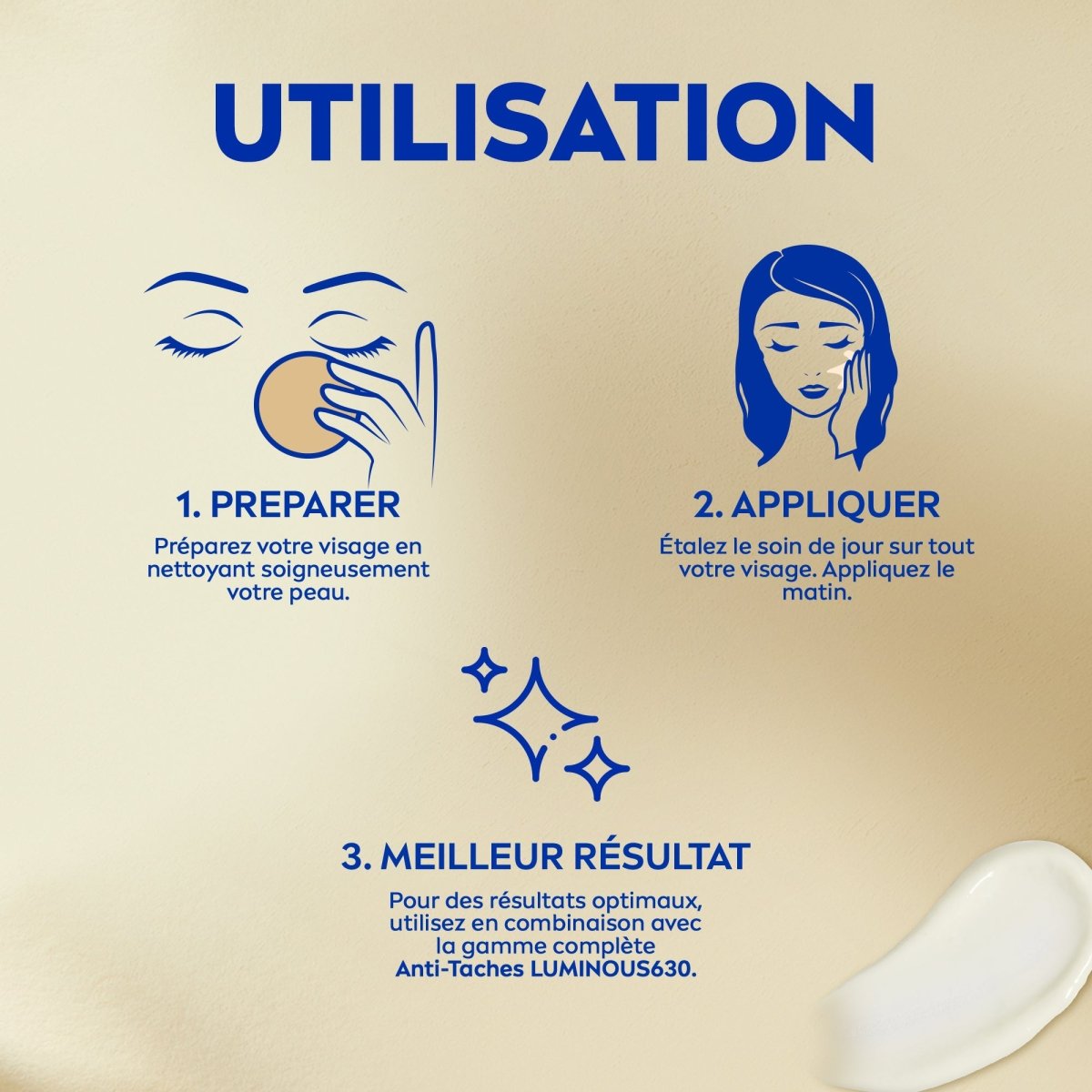NIVEA Soin de jour anti - taches SPF 50 LUMINOUS 630 40ml - Nivea | BeautyForYou.ma
