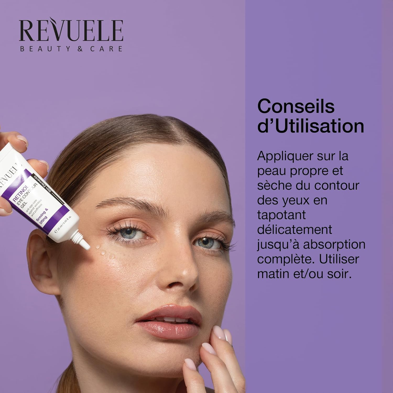 REVUELE RETINOL EYE CONTOUR GEL, 25 ml